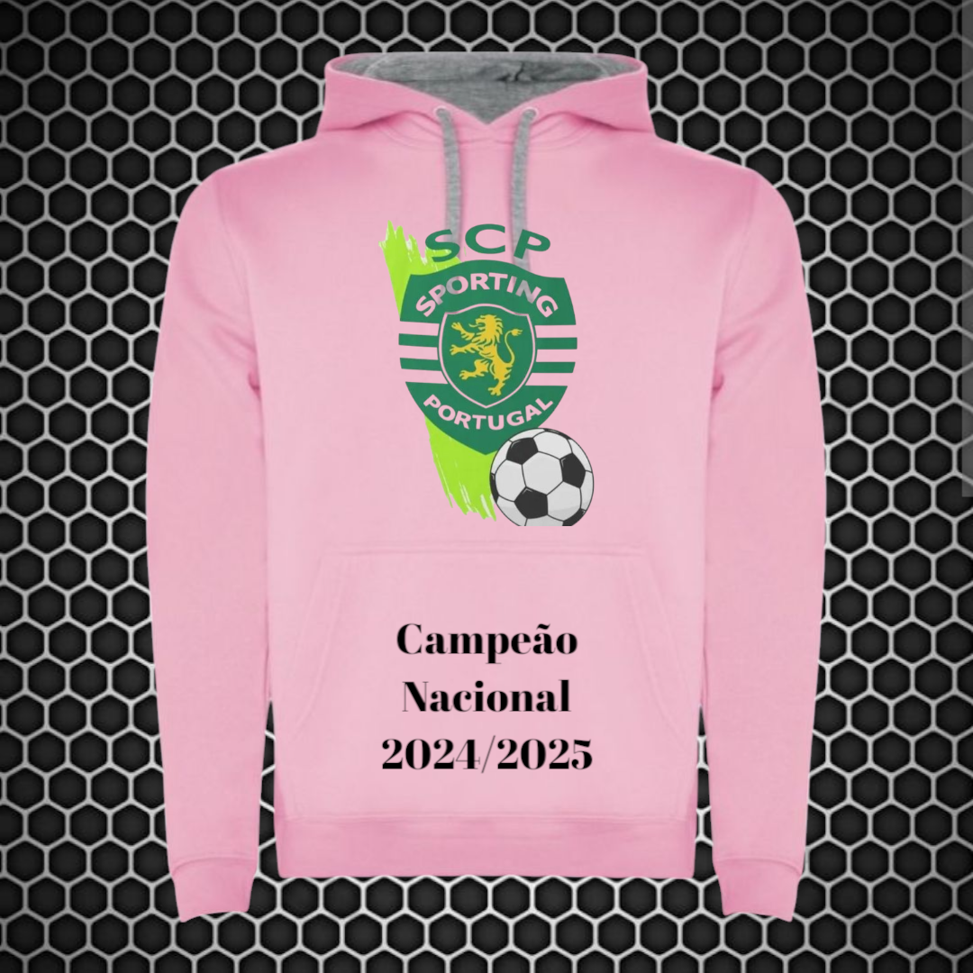 Sporting - Sweat-shirt com capuz - Rosa