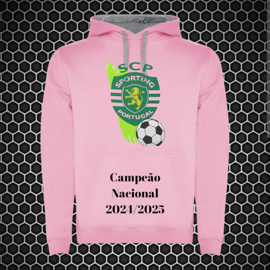 Sporting - Sweat-shirt com capuz - Rosa