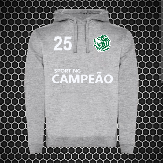 Sporting - Sweat-shirt com capuz - Cinza