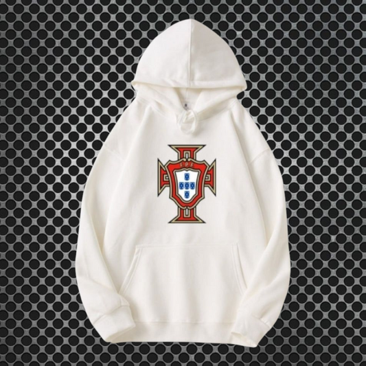 Portugal - Sweat-shirt com capuz - Branca