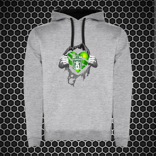 Sporting - Sweat-shirt com capuz - Cinza