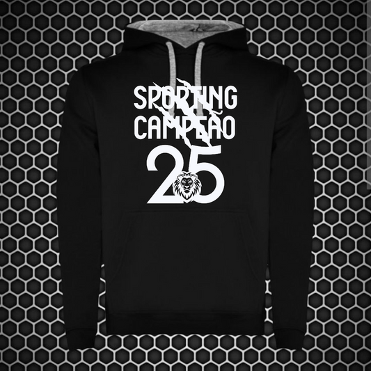 Sporting - Sweat-shirt com capuz - Preta