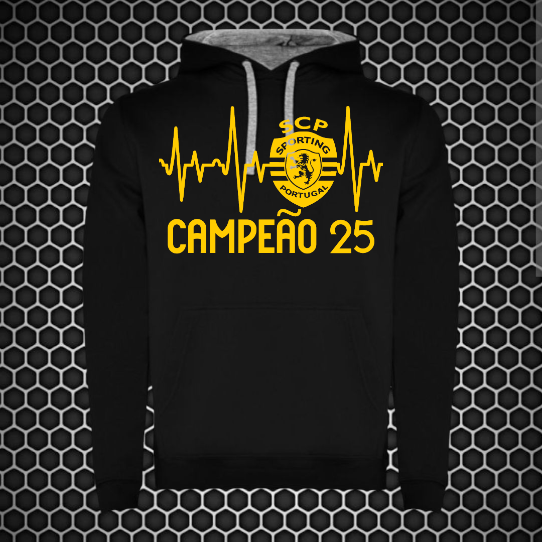 Sporting - Sweat-shirt com capuz - Preta