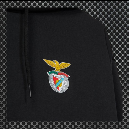 Benfica - Sweat-shirt com capuz - Preta