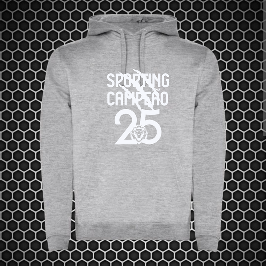Sporting - Sweat-shirt com capuz - Cinza