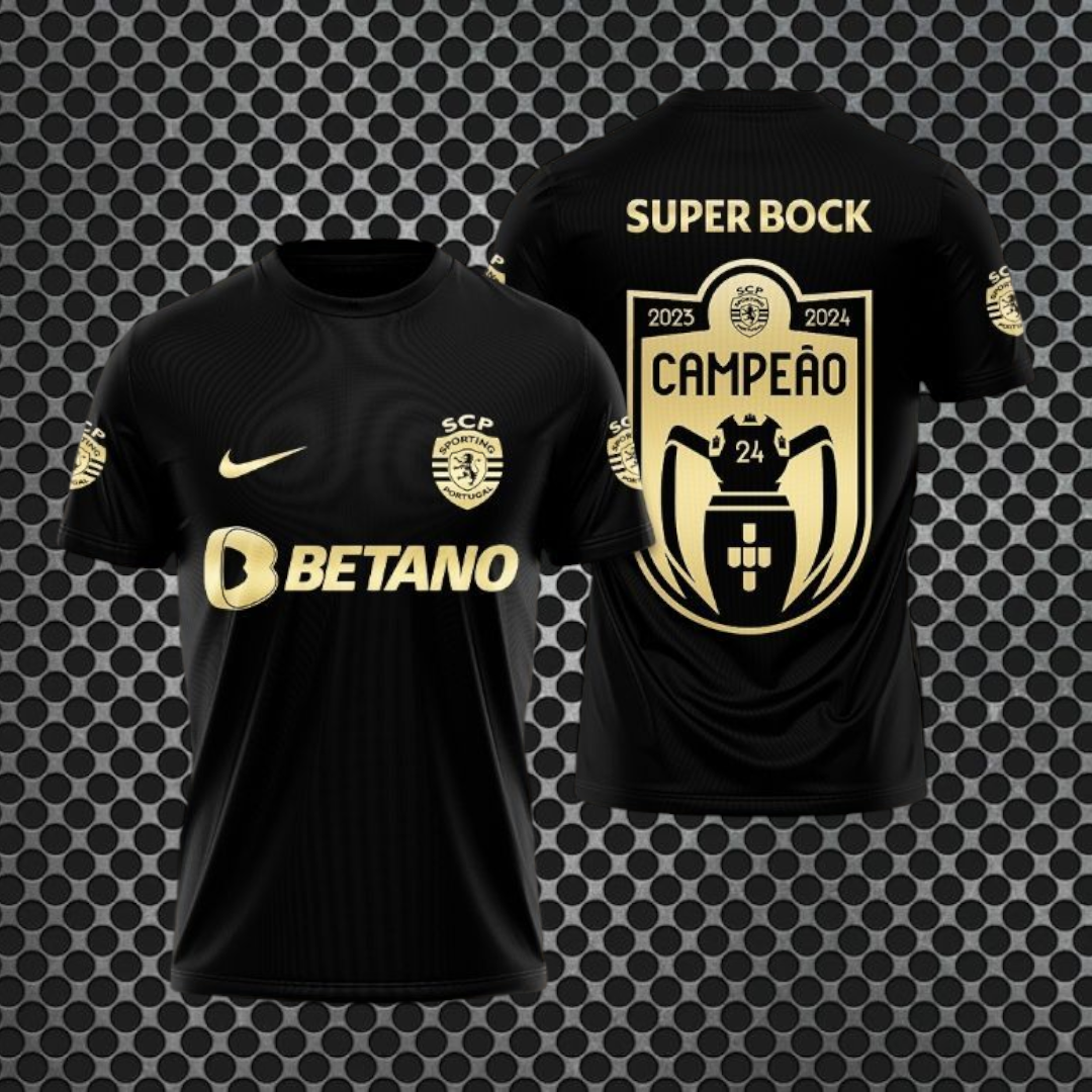 Sporting - T-shirt Preta