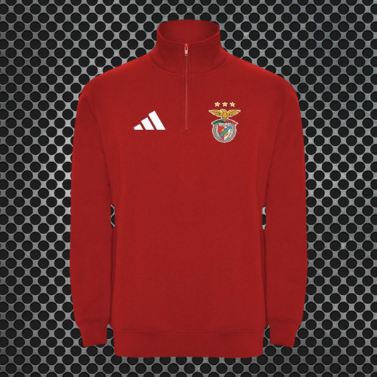 Benfica - Sweat-shirt com meio fecho e gola alta Ref. 1109 - 60