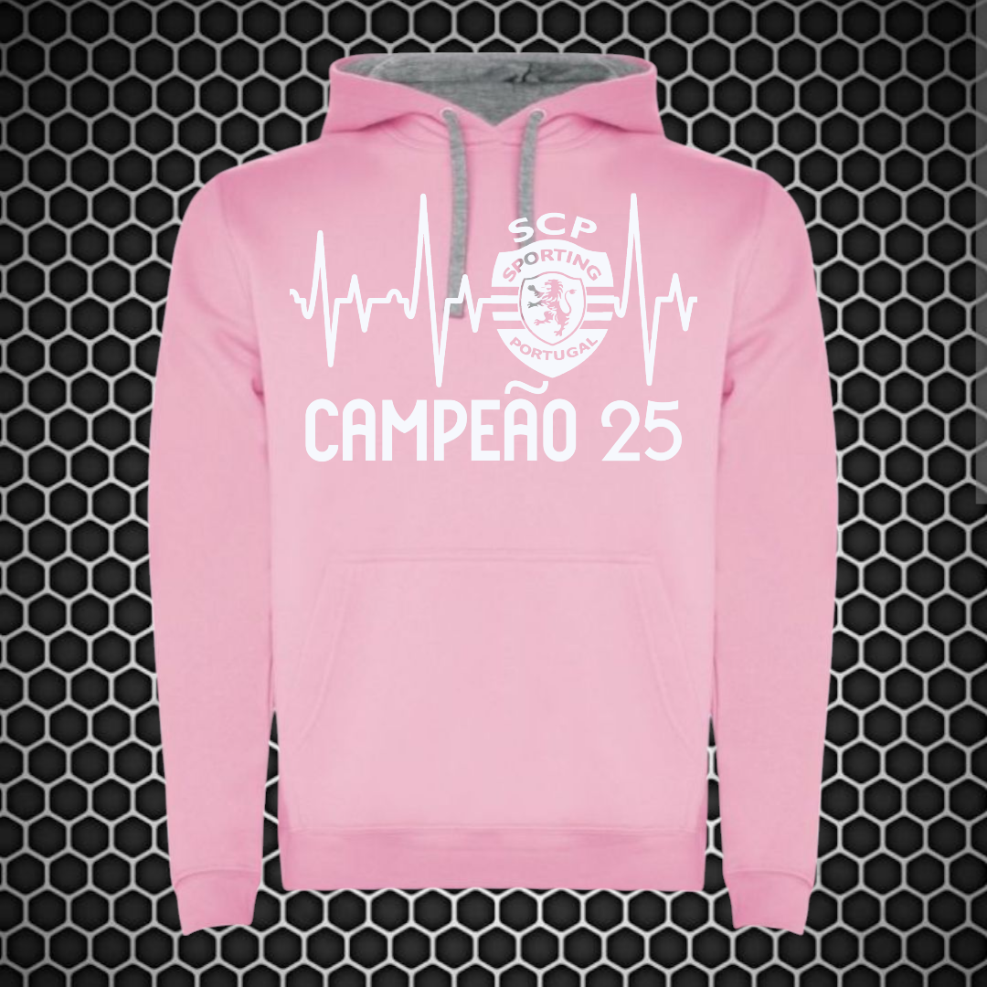 Sporting - Sweat-shirt com capuz - Rosa