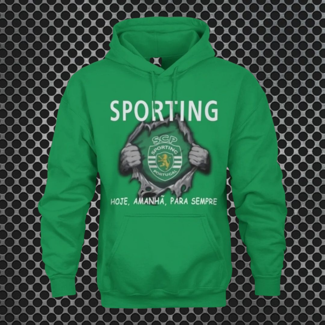 Sporting - Sweat-shirt com capuz - Verde