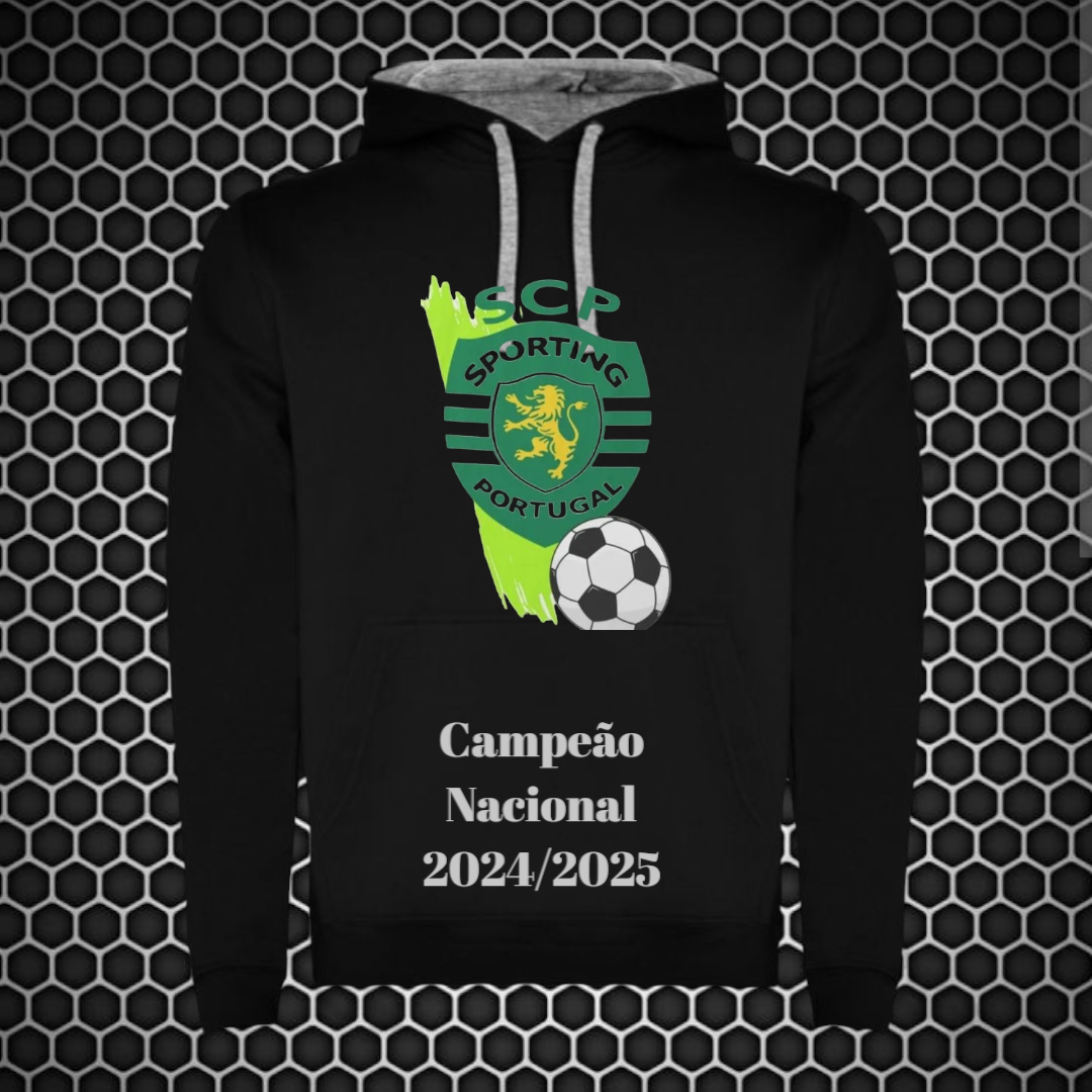 Sporting - Sweat-shirt com capuz - Preta