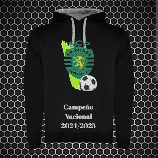 Sporting - Sweat-shirt com capuz - Preta