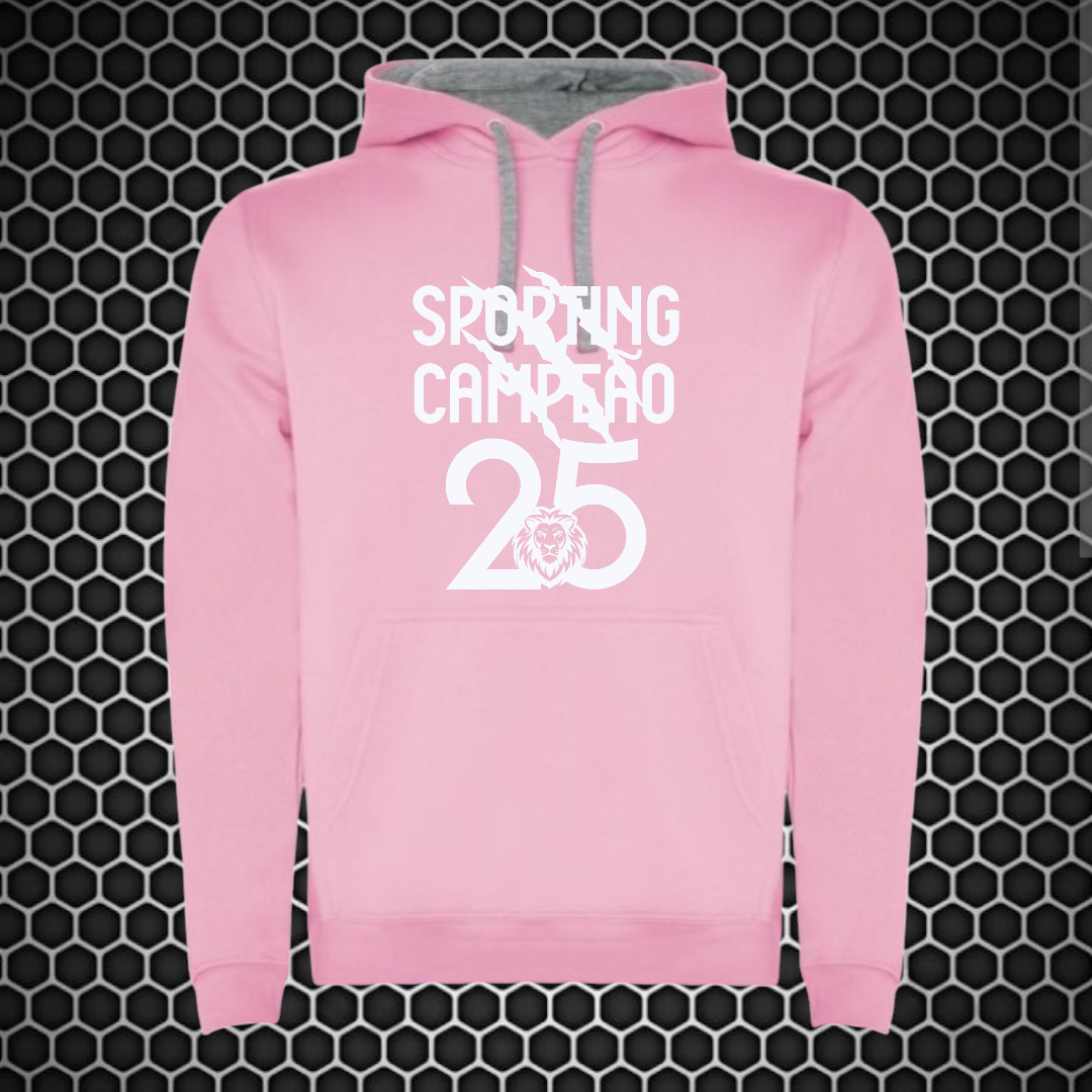 Sporting - Sweat-shirt com capuz - Rosa