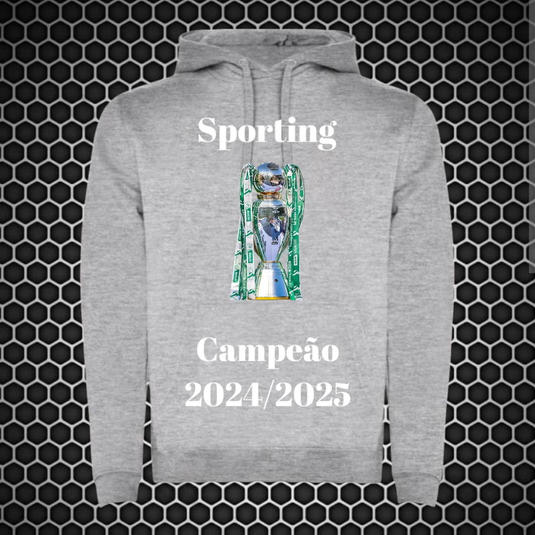 Sporting - Sweat-shirt com capuz - Cinza