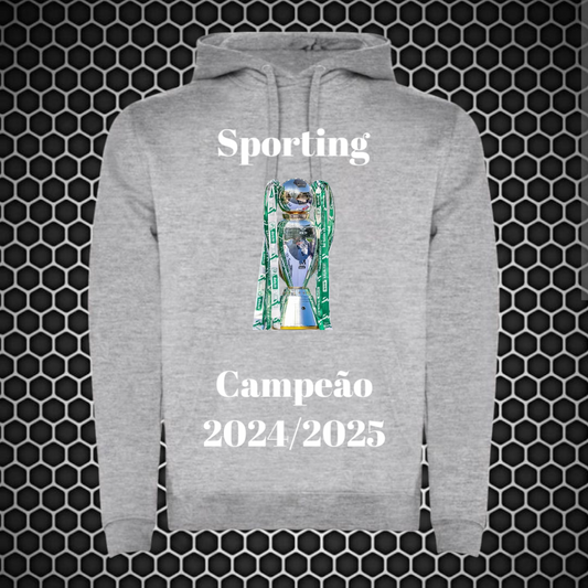 Sporting - Sweat-shirt com capuz - Cinza