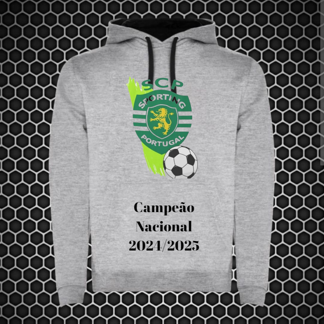 Sporting - Sweat-shirt com capuz - Cinza
