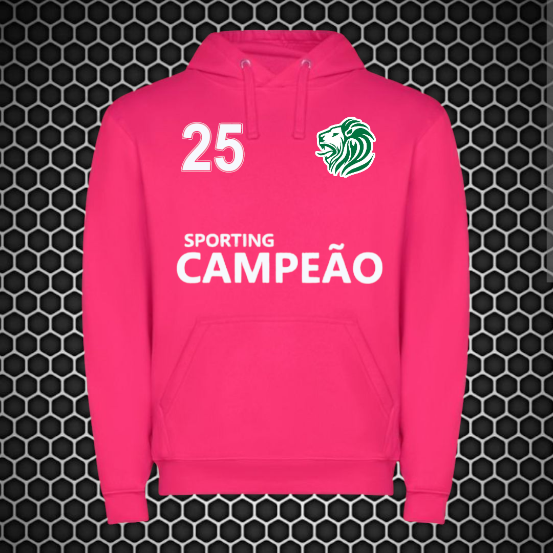 Sporting - Sweat-shirt com capuz - Rosa