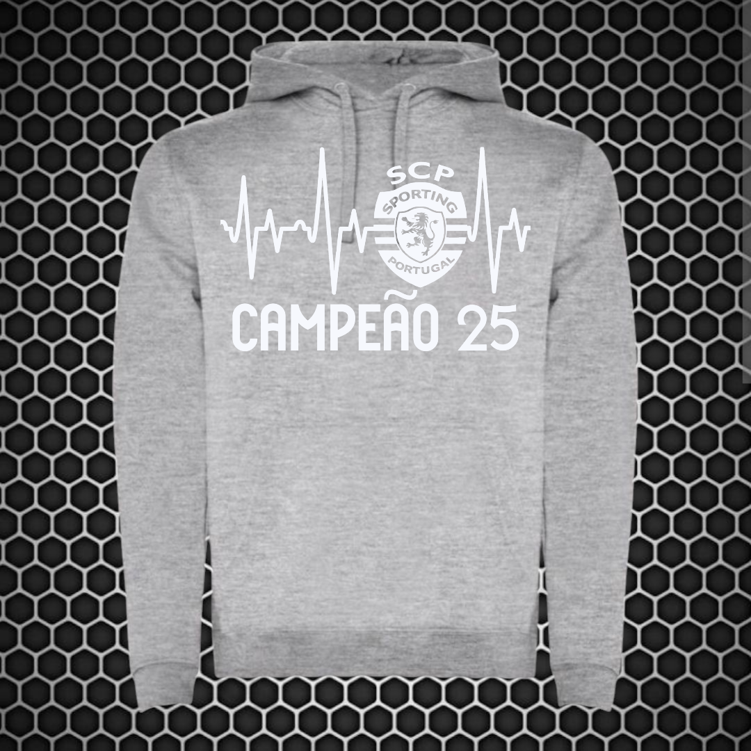 Sporting - Sweat-shirt com capuz - Cinza