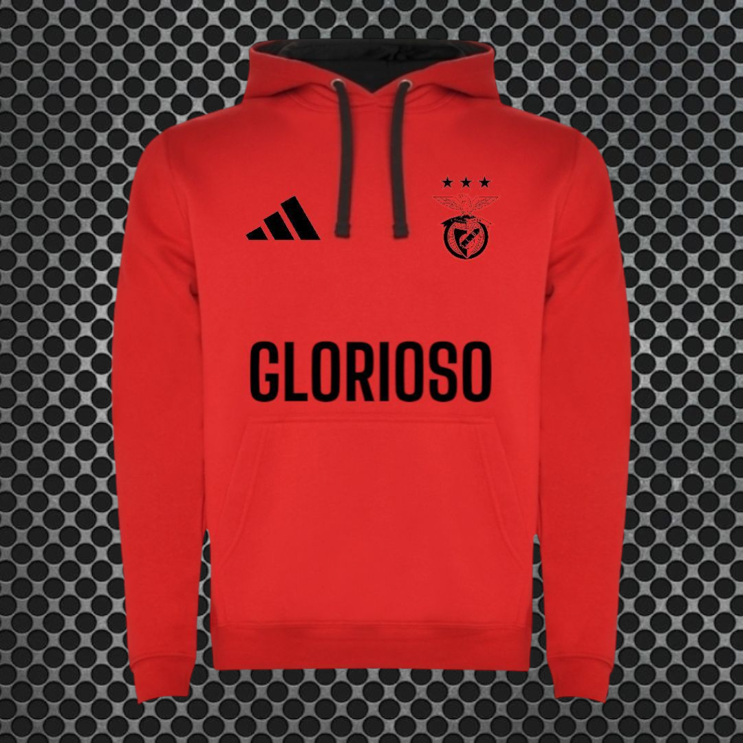 Benfica - Sweat-shirt com capuz - Vermelha