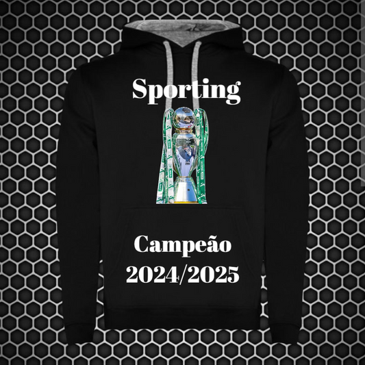 Sporting - Sweat-shirt com capuz - Preta