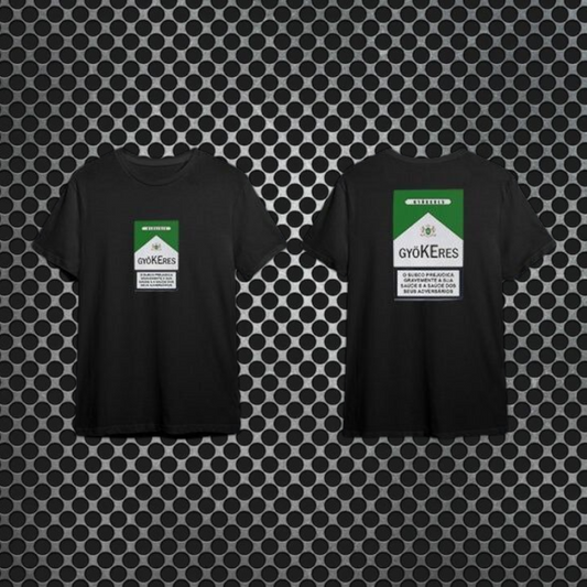 Sporting - T-shirt Preta GYÖKERES