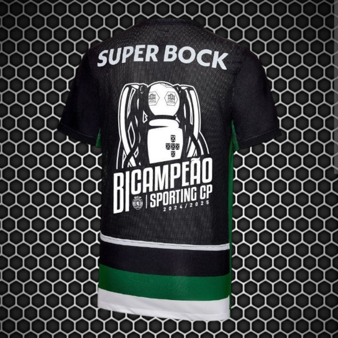 Sporting - Camisola BiCampeão 24/25 EDIÇÃO LIMITADA